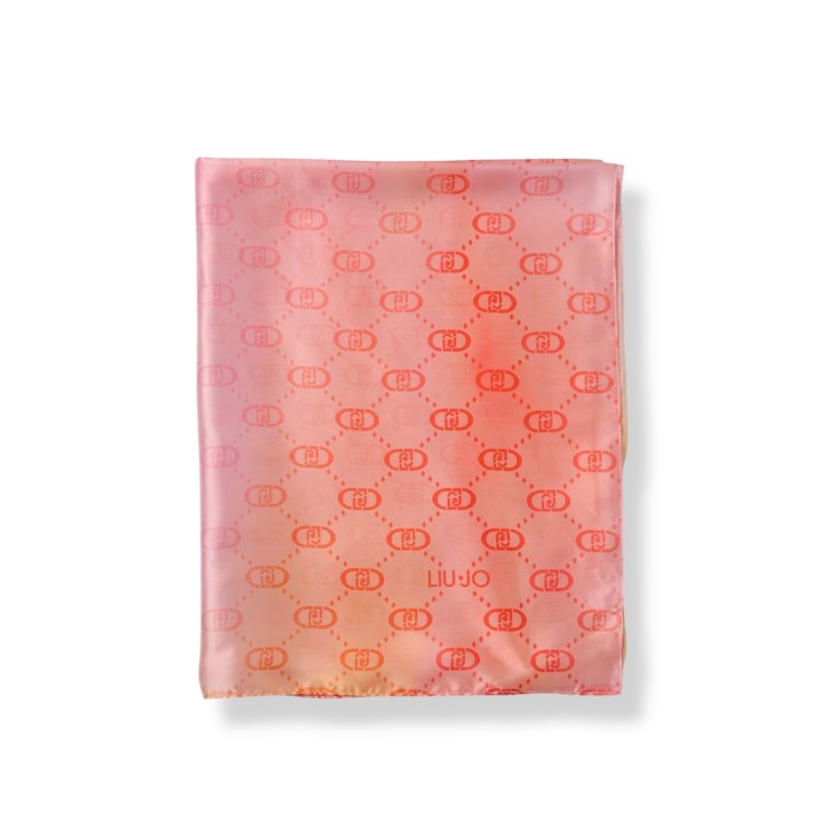 Sciarpa Liu Jo in raso con monogram all over