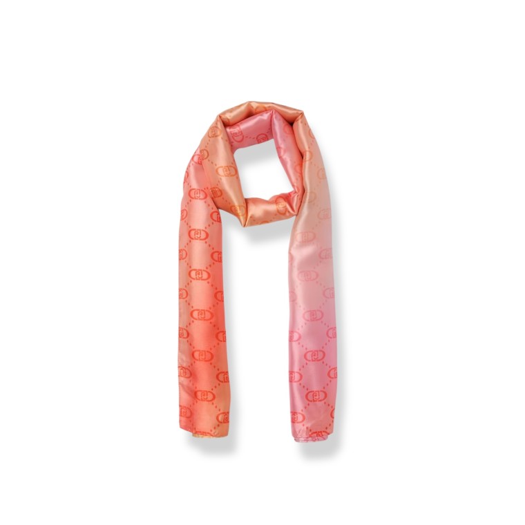 Sciarpa Liu Jo in raso con monogram all over