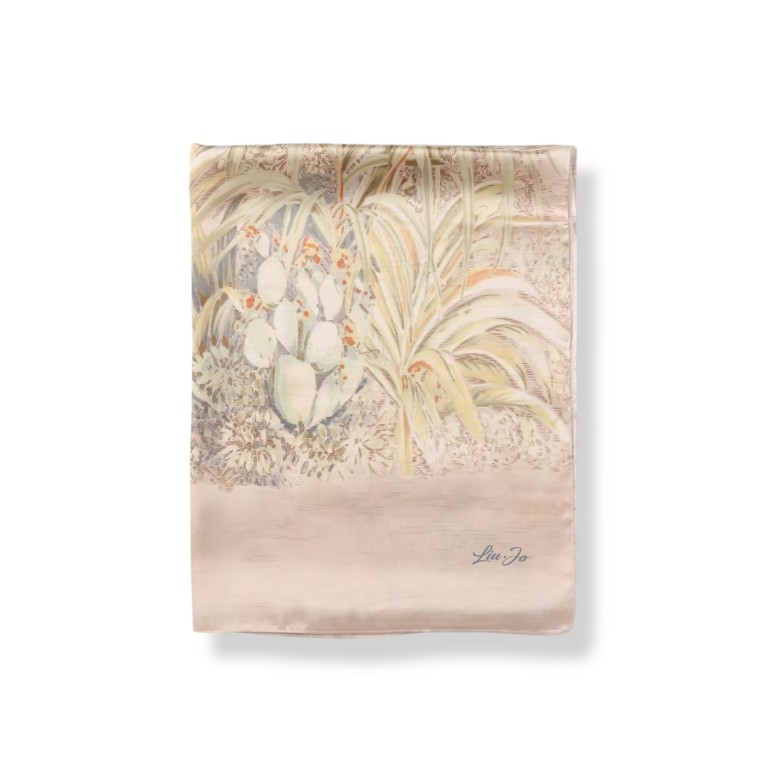 Sciarpa Liu Jo in raso con stampa floreale