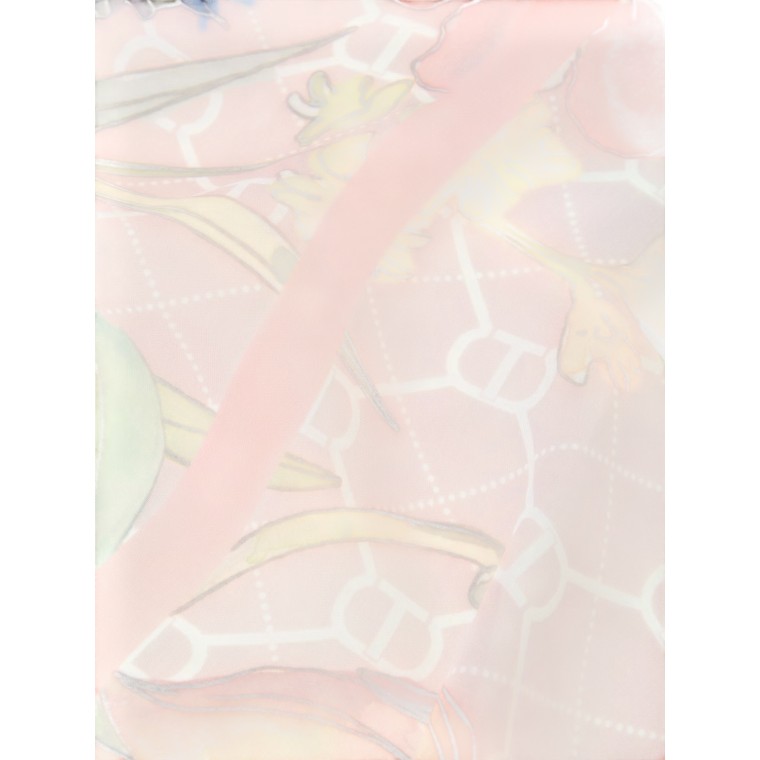 Foulard Twinset in crepe con stampa floreale