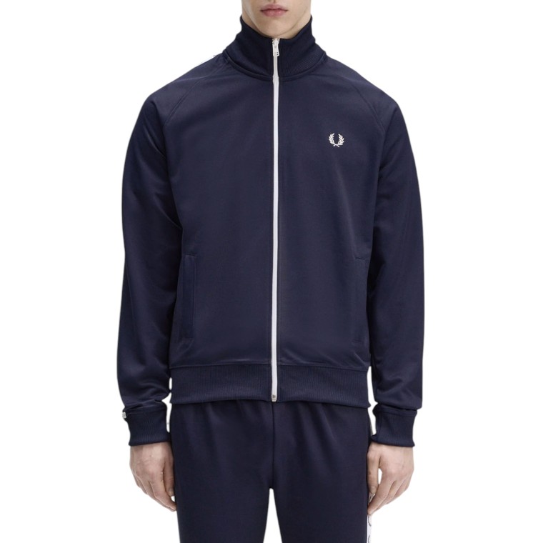 Felpa con zip Fred Perry