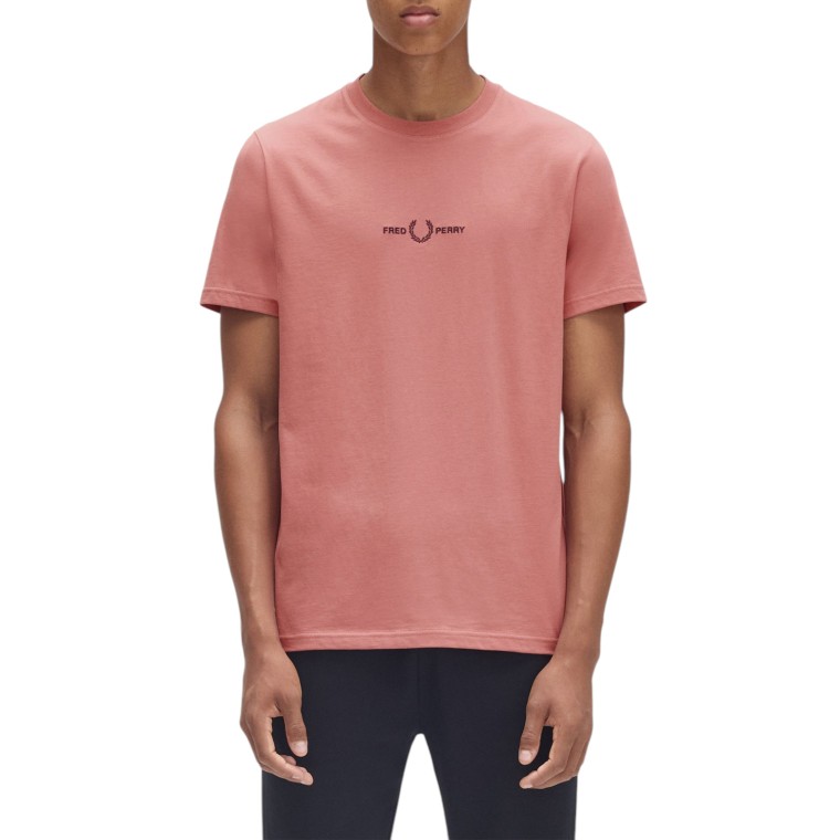 T-shirt con ricamo Fred Perry