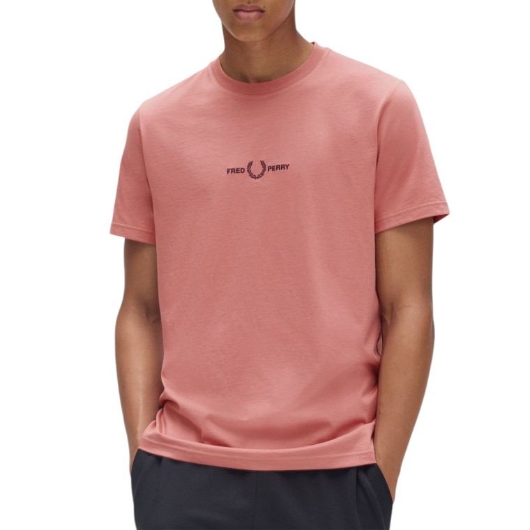 T-shirt con ricamo Fred Perry