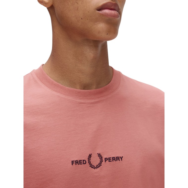 T-shirt con ricamo Fred Perry