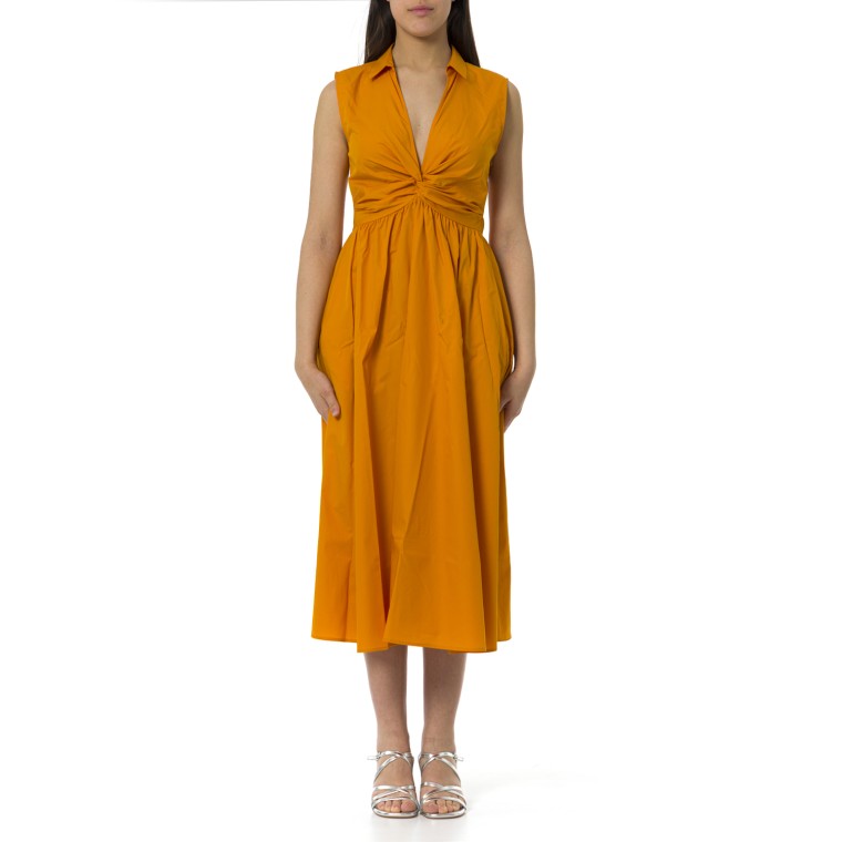 Abito midi con scollo a V Emme Marella