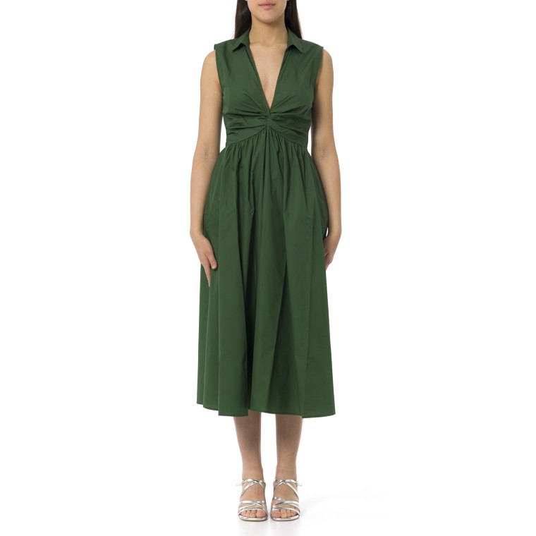 Abito midi con scollo a V Emme Marella