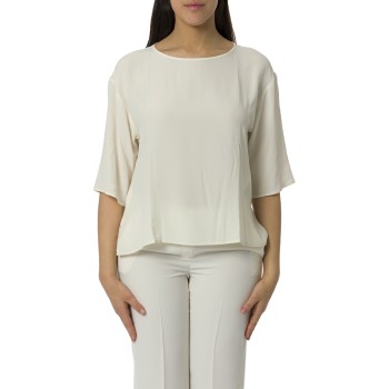 Blusa in crepe de chine misto seta Emme Marella