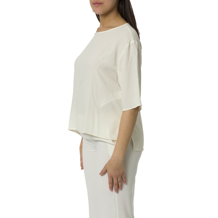 Blusa in crepe de chine misto seta Emme Marella