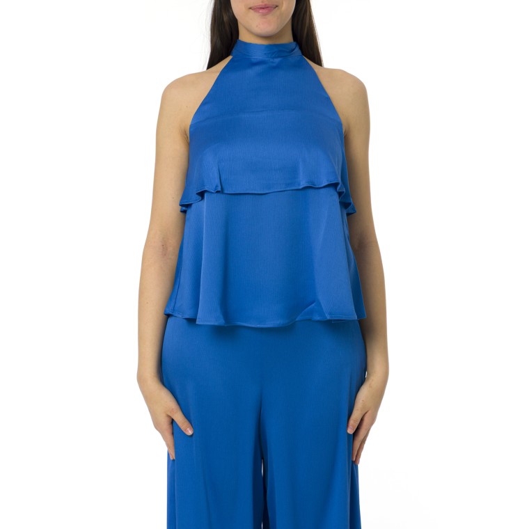 Top in creponne con balze Emme Marella