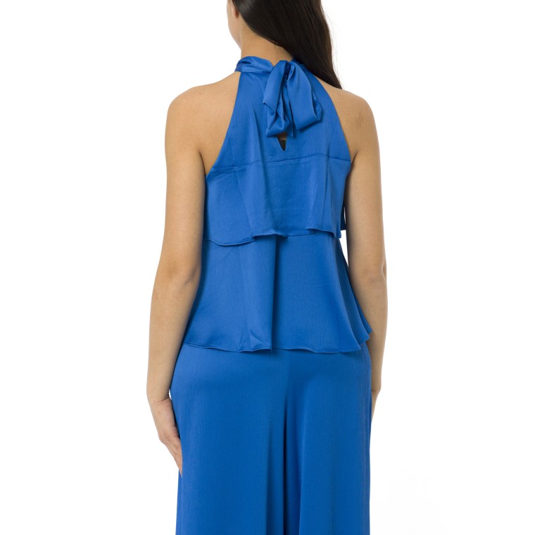 Top in creponne con balze Emme Marella