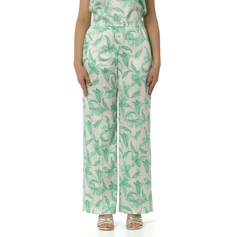Pantalone dritto in twill Emme Marella