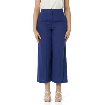 Pantalone ampio in lino Emme Marella