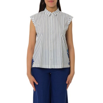 Camicia smanicata Emme Marella con retro a contrasto