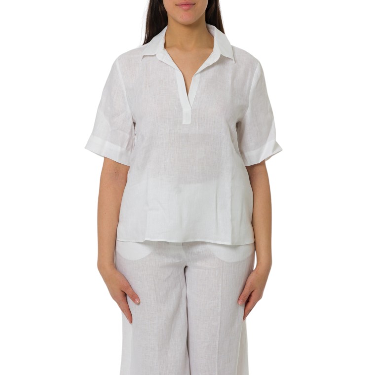 Polo in lino Emme Marella