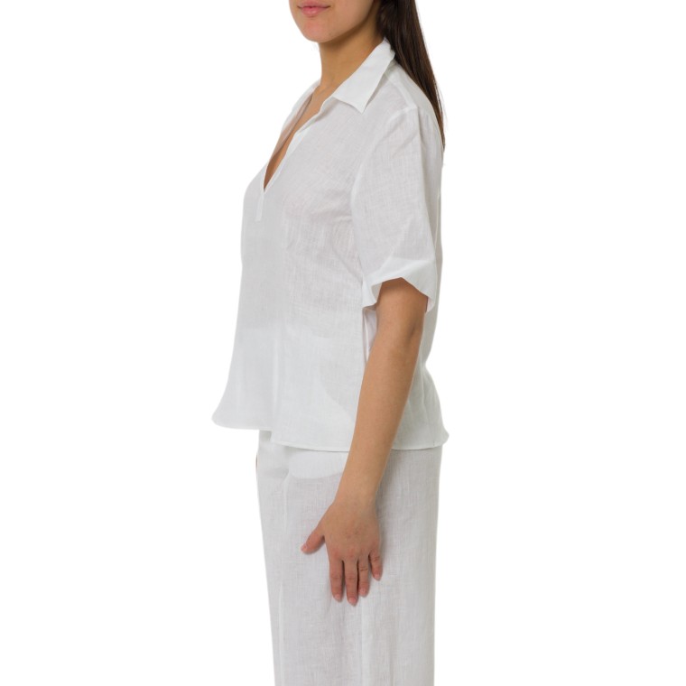 Polo in lino Emme Marella