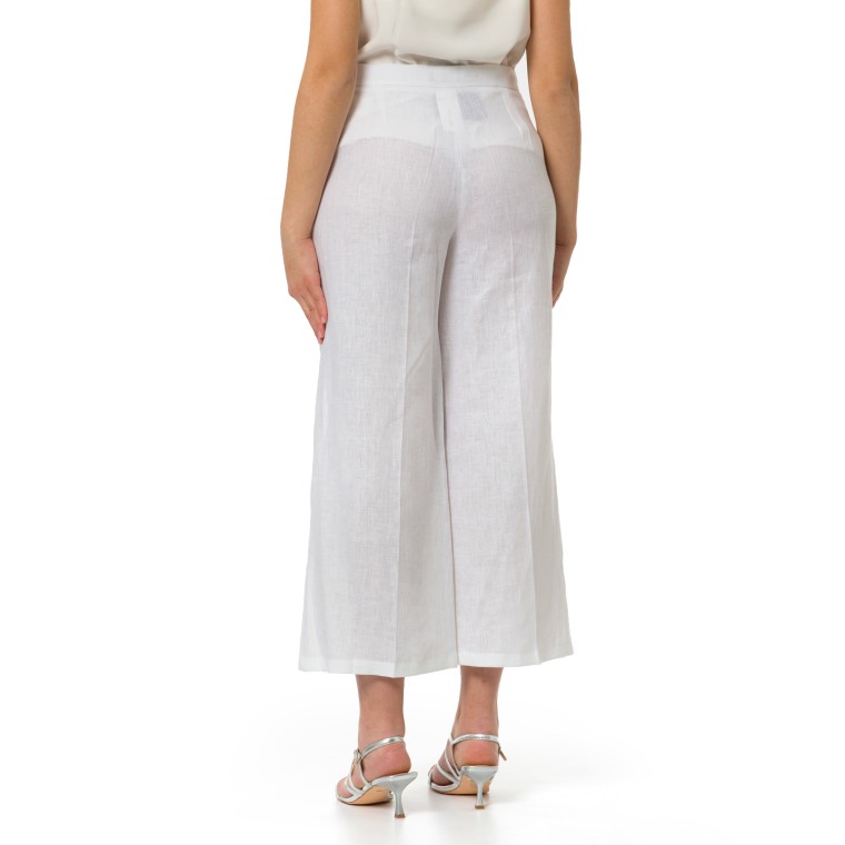 Pantaloni ampio in lino Emme Marella