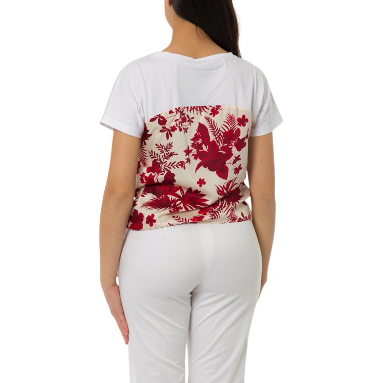 Blusa Emme Marella con nodo sul fianco