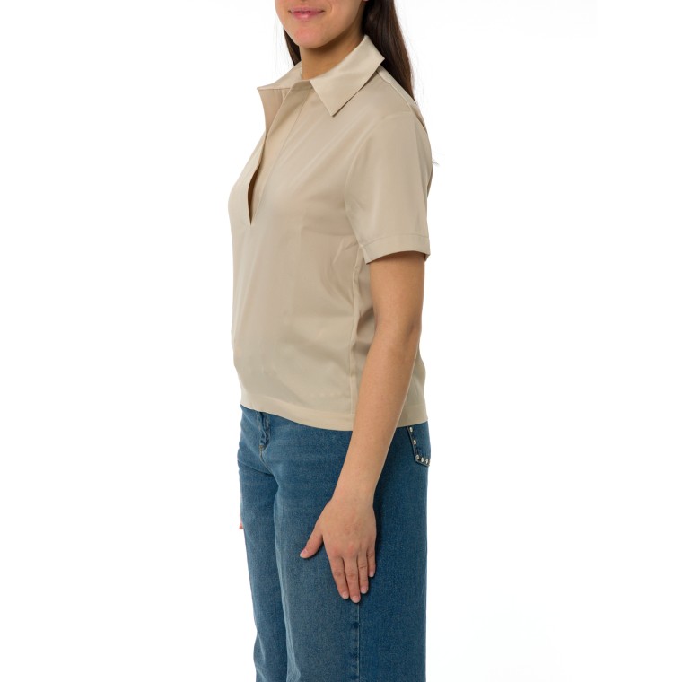 Blusa Emme Marella con collo a polo