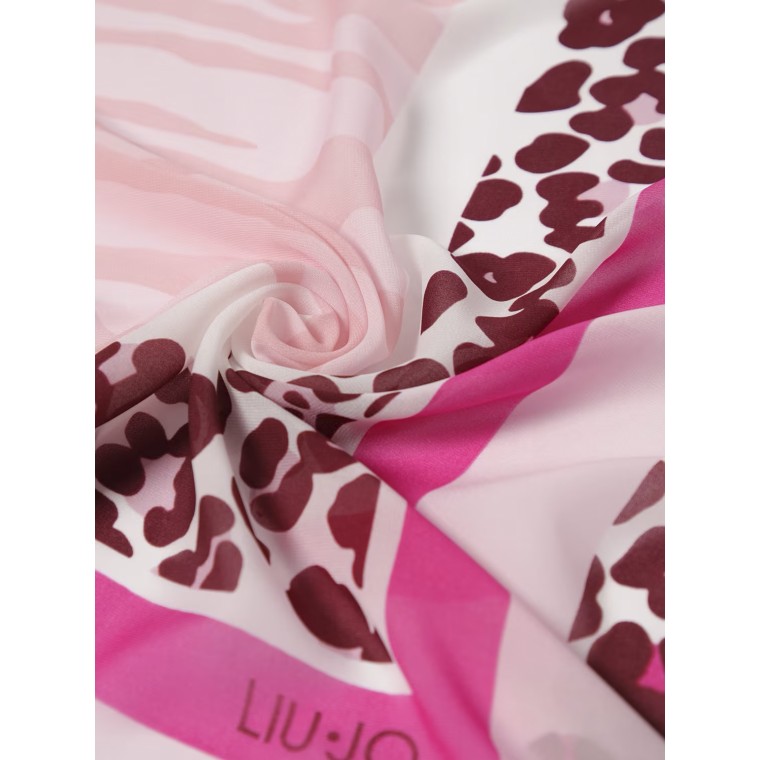 Foulard Liu Jo in viscosa con stampa animalier