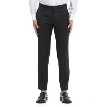 Pantaloni formali in serge di lana vergine Boss