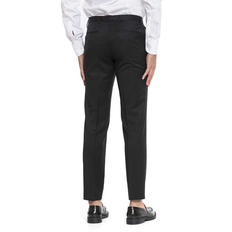 Pantaloni formali in serge di lana vergine Boss