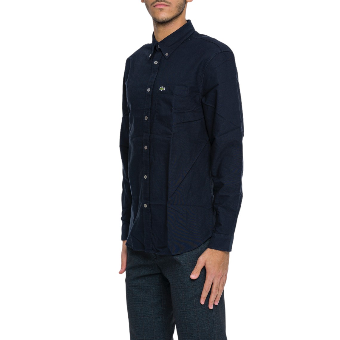 Camicia Oxford Lacoste a maniche lunghe
