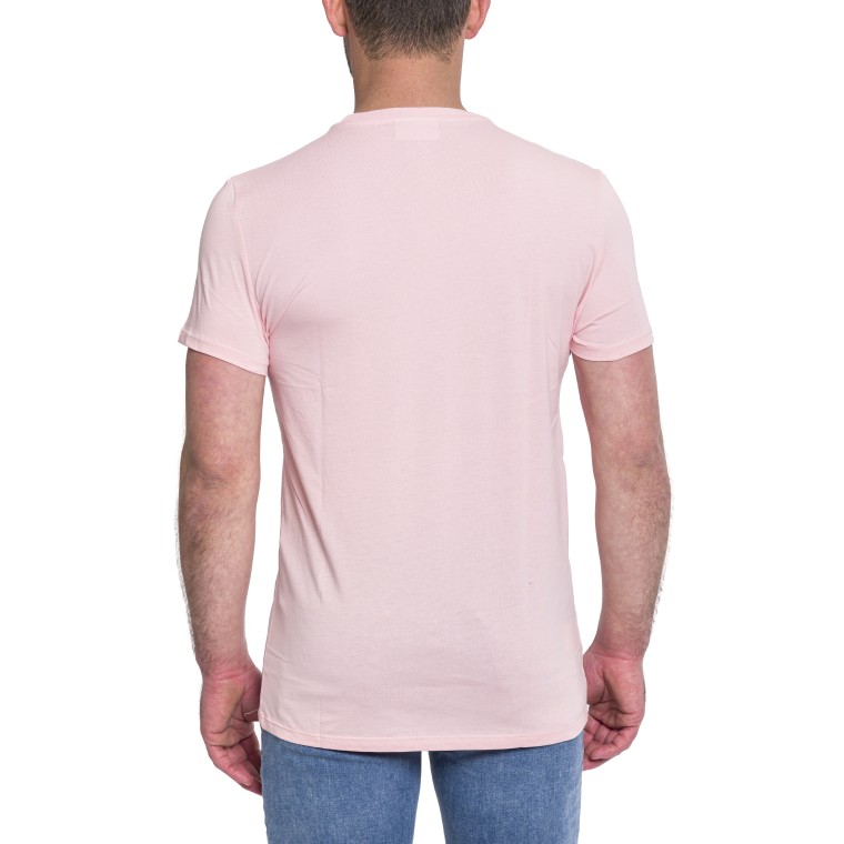 T-shirt a girocollo in jersey di cotone Lacoste