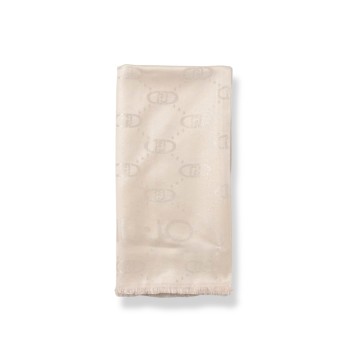Sciarpa Liu Jo in viscosa con monogram LJ jacquard