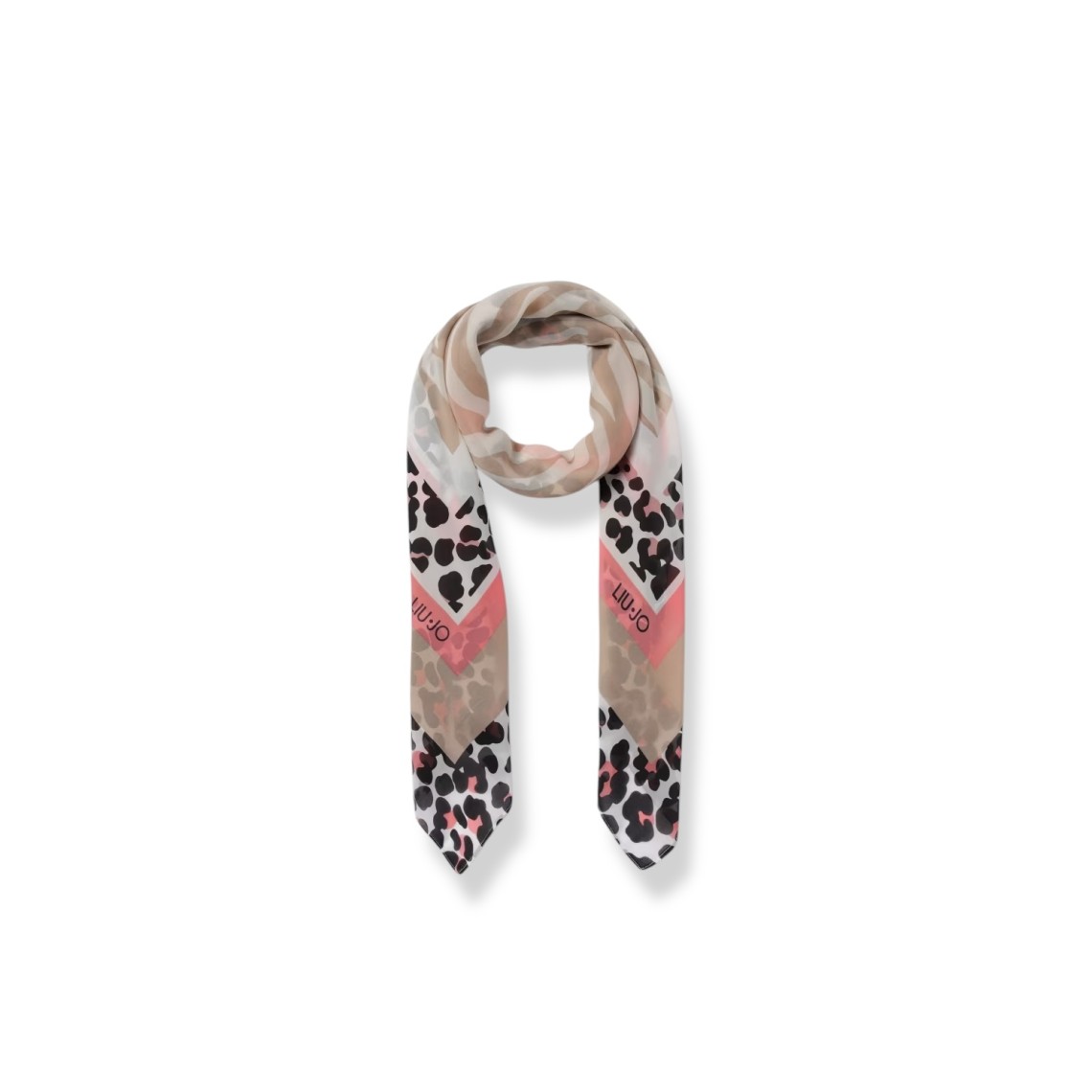 Foulard Liu Jo in viscosa con stampa animalier