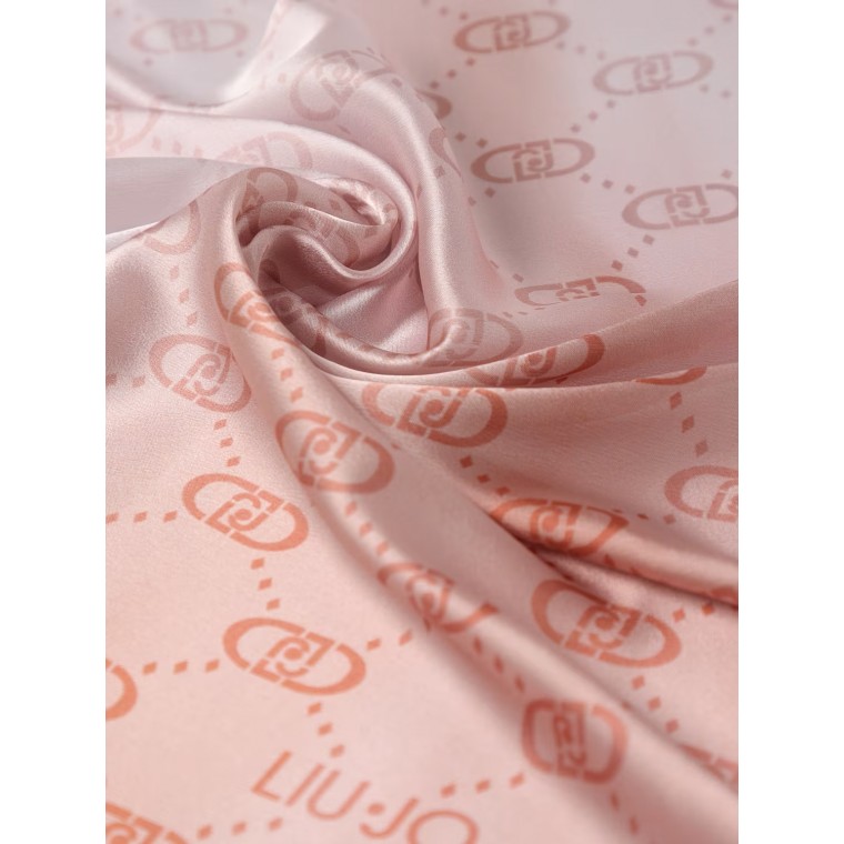 Sciarpa Liu Jo in raso con monogram all over