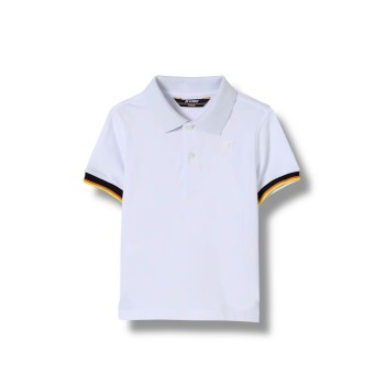 Polo in cotone con logo K-way