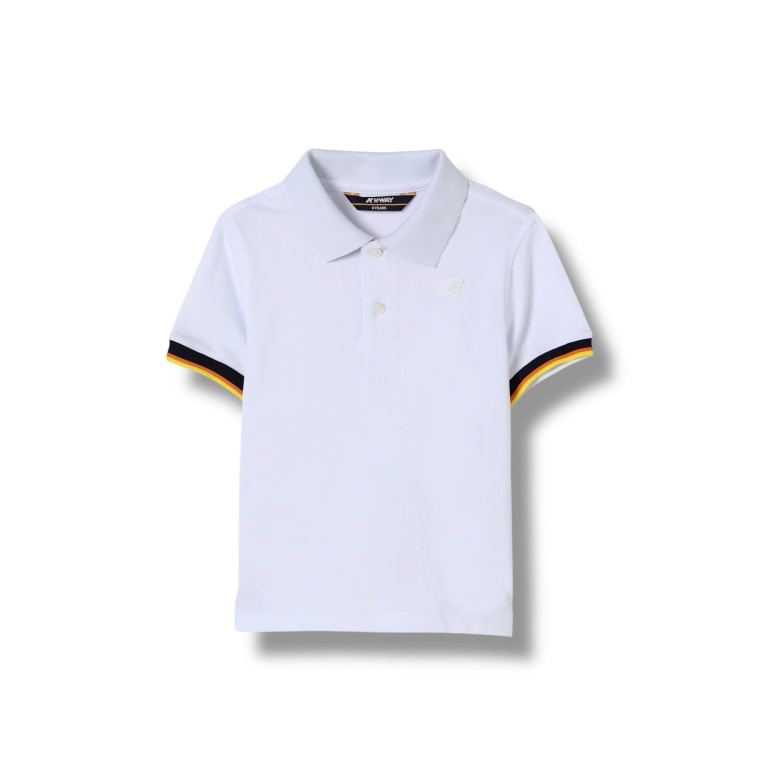 Polo in cotone con logo K-way