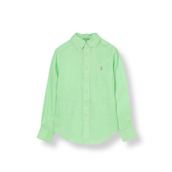 Camicia basic con mini logo Polo Ralph Lauren bambino
