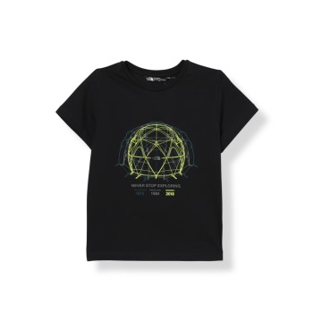 T-shirt in cotone con stampa grafica The North Face bambino