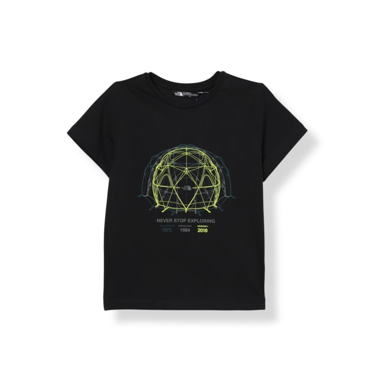 T-shirt in cotone con stampa grafica The North Face bambino
