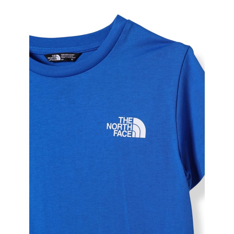 T-shirt in cotone con logo The North Face bambino