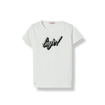 T-shirt Liu Jo Kids con paillettes