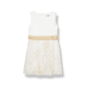 Abito plissettato Liu Jo Kids con cintura