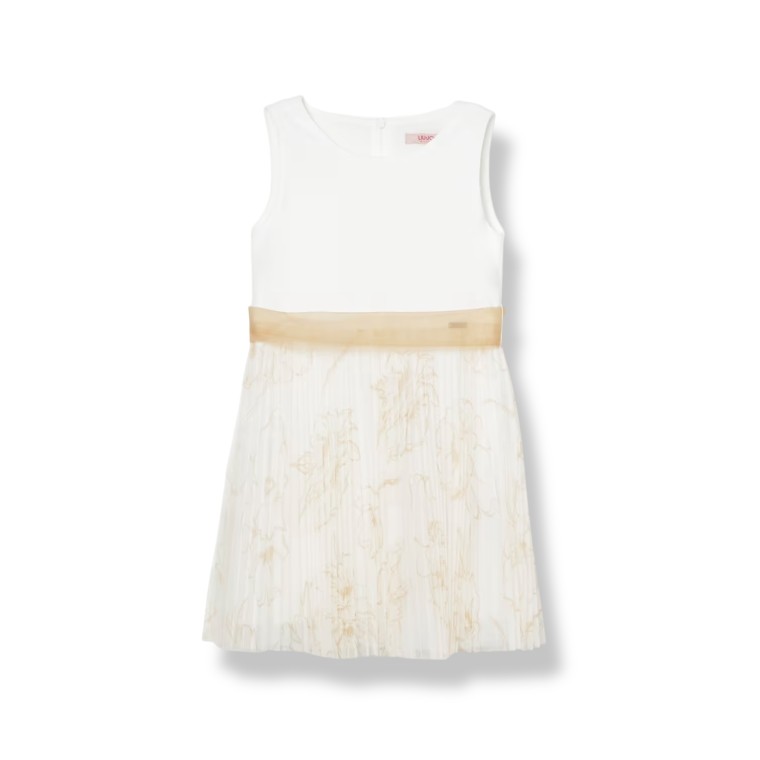 Abito plissettato Liu Jo Kids con cintura
