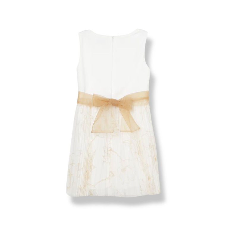 Abito plissettato Liu Jo Kids con cintura
