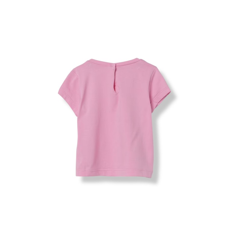 T-shirt con ciliegie di strass Liu Jo Kids