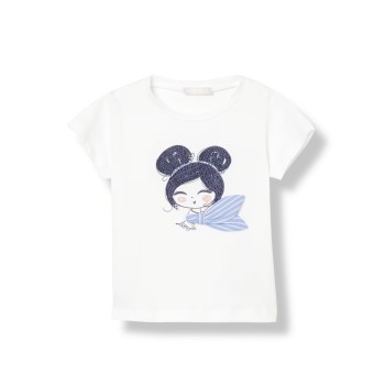 T-shirt Liu Jo Kids con strass