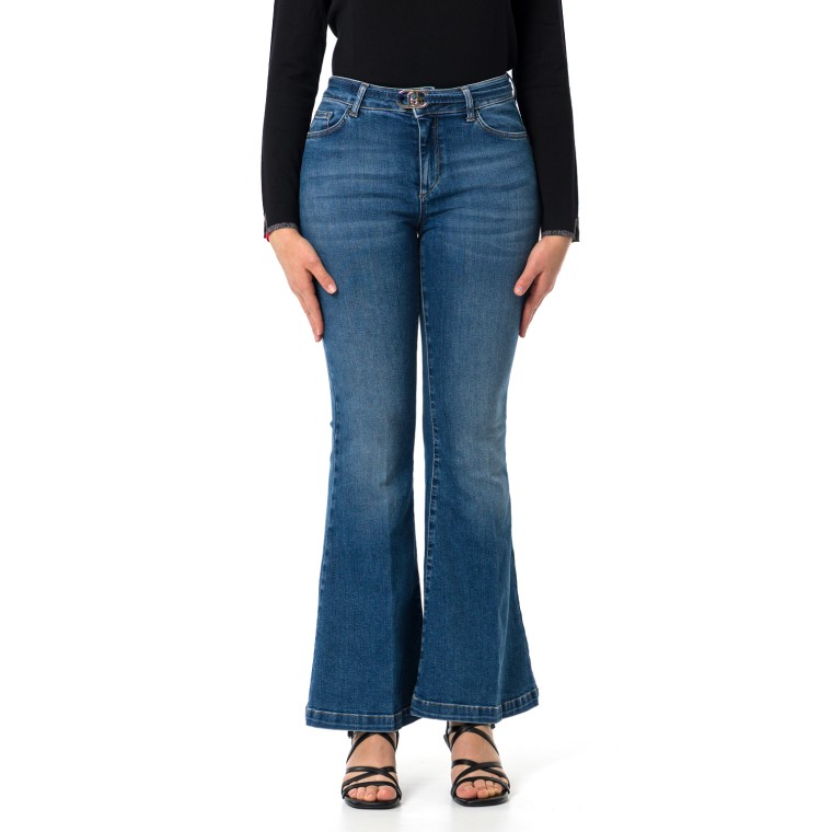 Jeans bootcut con cintura Liu Jo