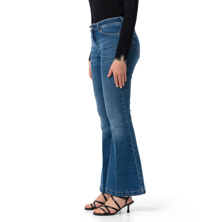 Jeans bootcut con cintura Liu Jo