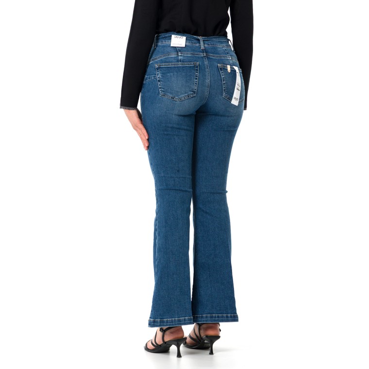 Jeans bootcut con cintura Liu Jo