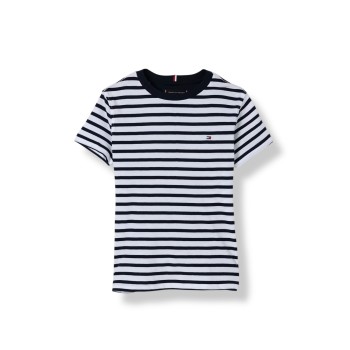 T-shirt a righe orizzontali Tommy Hilfiger