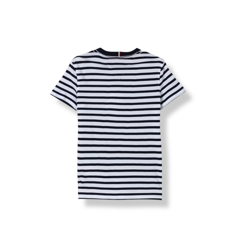 T-shirt a righe orizzontali Tommy Hilfiger
