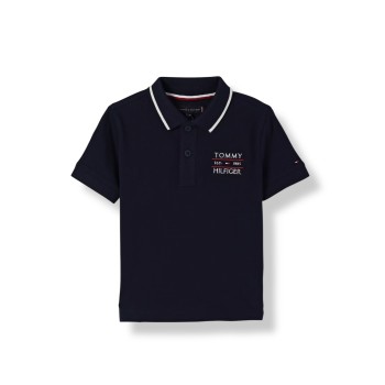 Polo Tommy Hilfiger con logo ricamato