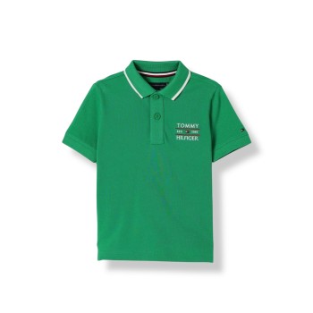 Polo Tommy Hilfiger con logo ricamato
