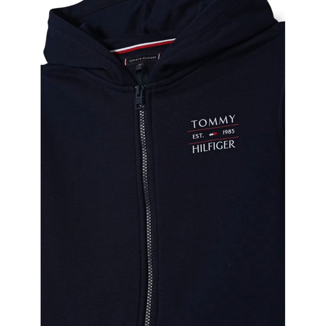 Felpa con cappuccio e zip Tommy Hilfiger